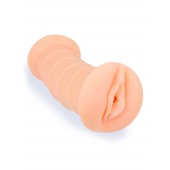 Телесный двусторонний мастурбатор с вибропулей и эрекционными кольцами в комплекте - Sexy Girl - в Ростове-на-Дону купить с доставкой