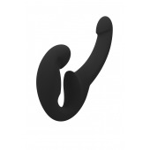 Черный безремневой страпон Share Lite - Fun Factory - купить с доставкой в Ростове-на-Дону