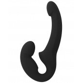 Черный безремневой страпон Share Lite - Fun Factory - купить с доставкой в Ростове-на-Дону