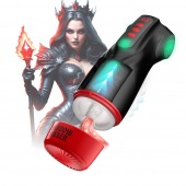 Интерактивный мастурбатор Raven с вакуумом, вибрацией и подсветкой - Shots Media BV - в Ростове-на-Дону купить с доставкой