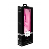 Розовый вибратор с клиторальным отростком VILAIN BIANCA PASSION - 18 см. - Blush Novelties