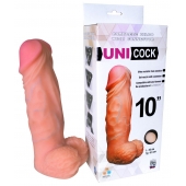 Фаллическая насадка Харнесс UNICOCK 10  - 25 см. - LOVETOY (А-Полимер) - купить с доставкой в Ростове-на-Дону