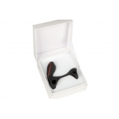 Чёрная насадка на фаллос Gladiator + LRS  с трехкнопочным пультом управления - Adrien Lastic - в Ростове-на-Дону купить с доставкой