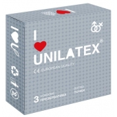 Презервативы с точками Unilatex Dotted - 3 шт. - Unilatex - купить с доставкой в Ростове-на-Дону