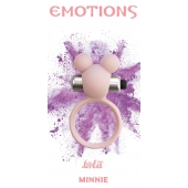 Розовое эрекционное виброколечко Emotions Minnie Light pink - Lola Games - в Ростове-на-Дону купить с доставкой