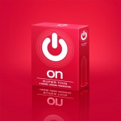 Супертонкие презервативы ON) Super Thin - 3 шт. - ON) - купить с доставкой в Ростове-на-Дону