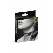 Узенький ошейник из полиуретана с кольцом - Bijoux Pour Toi - купить с доставкой в Ростове-на-Дону