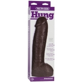Большая насадка для трусиков Vac-U-Lock Realistic Hung - 31,7 см. - Doc Johnson - купить с доставкой в Ростове-на-Дону