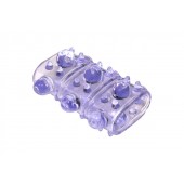 Фиолетовая насадка на пенис Rings Armour - Lola Games - в Ростове-на-Дону купить с доставкой