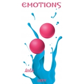 ярко-розовые вагинальные шарики без сцепки Emotions Lexy Large - Lola Games