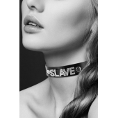 Чокер с надписью COLLIER STRASS SLAVE CUIR BOVIN - Bijoux Pour Toi купить с доставкой