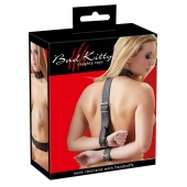 Фиксация на шею и запястья Bad Kitty Neck and Hand Restraints - Orion - купить с доставкой в Ростове-на-Дону