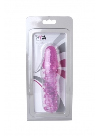 Розовая насадка с нежными шипами - 13,5 см. - Toyfa Basic - в Ростове-на-Дону купить с доставкой