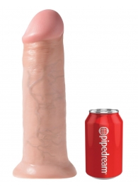 Фаллоимитатор-гигант телесного цвета на присоске 12  Cock - 31 см. - Pipedream