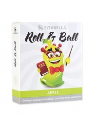 Стимулирующий презерватив-насадка Roll   Ball Apple - Sitabella - купить с доставкой в Ростове-на-Дону