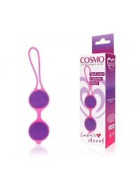 Фиолетово-розовые вагинальные шарики Cosmo - Cosmo
