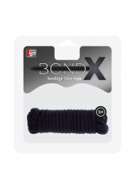 Чёрная веревка для связывания BONDX LOVE ROPE - 5 м. - Dream Toys - купить с доставкой в Ростове-на-Дону