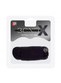 Черная веревка для связывания BONDX LOVE ROPE - 10 м. - Dream Toys - купить с доставкой в Ростове-на-Дону