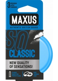 Классические презервативы в железном кейсе MAXUS Classic - 3 шт. - Maxus - купить с доставкой в Ростове-на-Дону