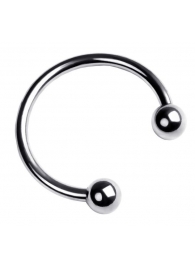 Серебристая подкова на головку пениса - ToyFa - купить с доставкой в Ростове-на-Дону