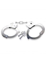 Металлические наручники Metal Handcuffs с ключиками - Pipedream - купить с доставкой в Ростове-на-Дону