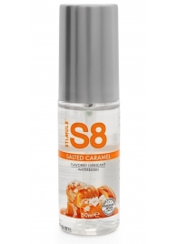 Лубрикант S8 Flavored Lube со вкусом солёной карамели - 50 мл. - Stimul8 - купить с доставкой в Ростове-на-Дону