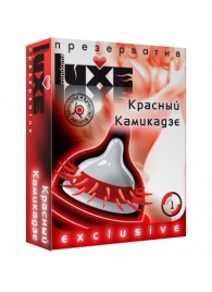Презерватив LUXE  Exclusive   Красный Камикадзе  - 1 шт. - Luxe - купить с доставкой в Ростове-на-Дону