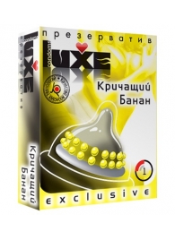 Презерватив LUXE  Exclusive  Кричащий банан  - 1 шт. - Luxe - купить с доставкой в Ростове-на-Дону