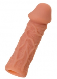 Телесная реалистичная насадка KOKOS Extreme Sleeve 05 с дополнительной стимуляцией - 12,7 см. - KOKOS - в Ростове-на-Дону купить с доставкой