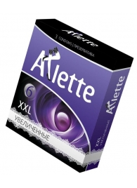 Презервативы Arlette XXL увеличенного размера - 3 шт. - Arlette - купить с доставкой в Ростове-на-Дону
