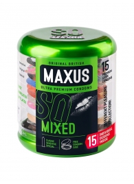 Презервативы в металлическом кейсе MAXUS Mixed - 15 шт. - Maxus - купить с доставкой в Ростове-на-Дону