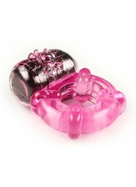 Розовое эрекционное кольцо c вибропулей - Brazzers - в Ростове-на-Дону купить с доставкой