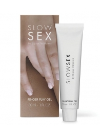 Гель для мастурбации с ароматом кокоса Slow Sex Finger Play Gel - 30 мл. - Bijoux Indiscrets - купить с доставкой в Ростове-на-Дону