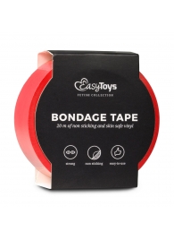 Красная лента для бондажа Easytoys Bondage Tape - 20 м. - Easy toys - купить с доставкой в Ростове-на-Дону