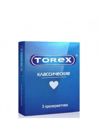 Гладкие презервативы Torex  Классические  - 3 шт. - Torex - купить с доставкой в Ростове-на-Дону