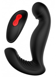 Черный вибромассажер простаты SWIRLING P-PLEASER - Dream Toys - в Ростове-на-Дону купить с доставкой