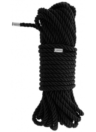 Черная веревка для бондажа BONDAGE ROPE - 10 м. - Dream Toys - купить с доставкой в Ростове-на-Дону