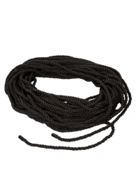 Черная веревка для шибари BDSM Rope - 30 м. - California Exotic Novelties - купить с доставкой в Ростове-на-Дону