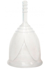 Белая менструальная чаша размера L - Тюльпан - купить с доставкой в Ростове-на-Дону