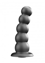 Черная насадка-плаг на харнесс PLATINUM 9 - 24 см. - LOVETOY (А-Полимер) - купить с доставкой в Ростове-на-Дону