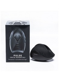 Черный инновационный мужской вибратор PULSE SOLO ESSENTIAL - Hot Octopuss - в Ростове-на-Дону купить с доставкой