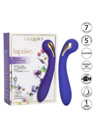 Фиолетовый вибромассажер с электростимуляцией Intimate Estim Petite G Wand - 19 см. - California Exotic Novelties - купить с доставкой в Ростове-на-Дону