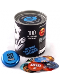 Ультратонкие презервативы в кейсе MAXUS So Much Sex - 100 шт. - Maxus - купить с доставкой в Ростове-на-Дону