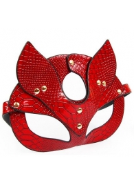 Красная игровая маска с ушками - Notabu - купить с доставкой в Ростове-на-Дону