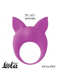 Фиолетовое эрекционное кольцо Kitten Kyle - Lola Games - в Ростове-на-Дону купить с доставкой