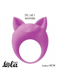 Фиолетовое эрекционное кольцо Lemur Remi - Lola Games - в Ростове-на-Дону купить с доставкой