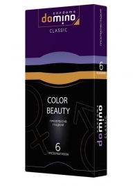 Разноцветные презервативы DOMINO Colour Beauty - 6 шт. - Domino - купить с доставкой в Ростове-на-Дону