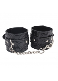 Черные наручники Be good Wrist Cuffs - Chisa - купить с доставкой в Ростове-на-Дону