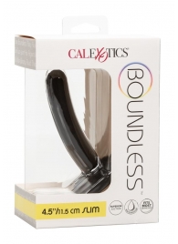 Черный анальный стимулятор Boundless 4.5” Slim Probe - 11,5 см. - California Exotic Novelties - купить с доставкой в Ростове-на-Дону