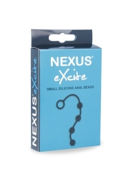 Черная анальная цепочка Excite S - 24 см. - Nexus Range